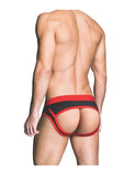 Prowler Red Ass-Less Brief - Black/Red - Medium