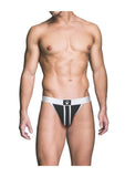 Prowler Red Ass-Less Jock - Black/White - XXLarge