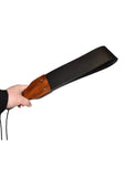 Prowler Red Leather and Wood Flapper Paddle