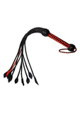 Prowler Red Short Handle Flogger - Black/Red