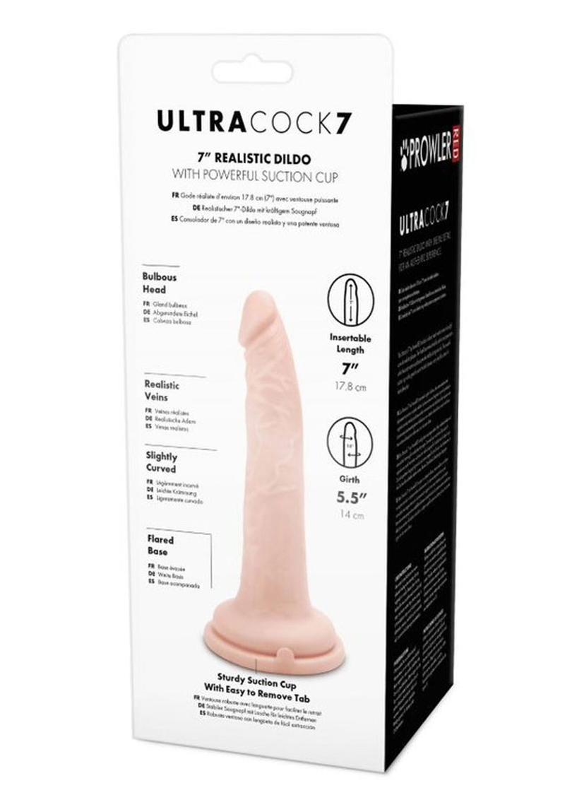 Prowler Red Ultra Cock Realistic Dildo - Vanilla - 7in