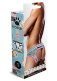 Prowler Sundae Open Brief - Blue/Pink - Medium