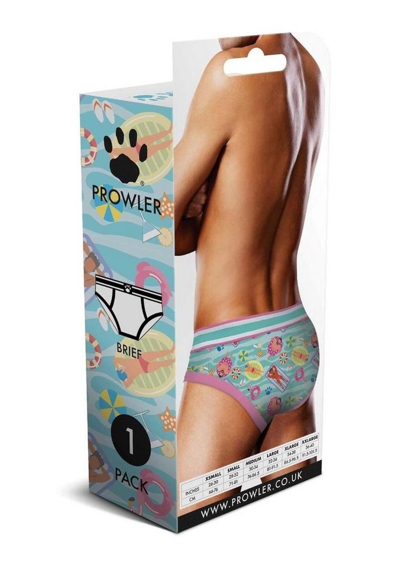 Prowler Swimming Brief - Blue/Multicolor - Large