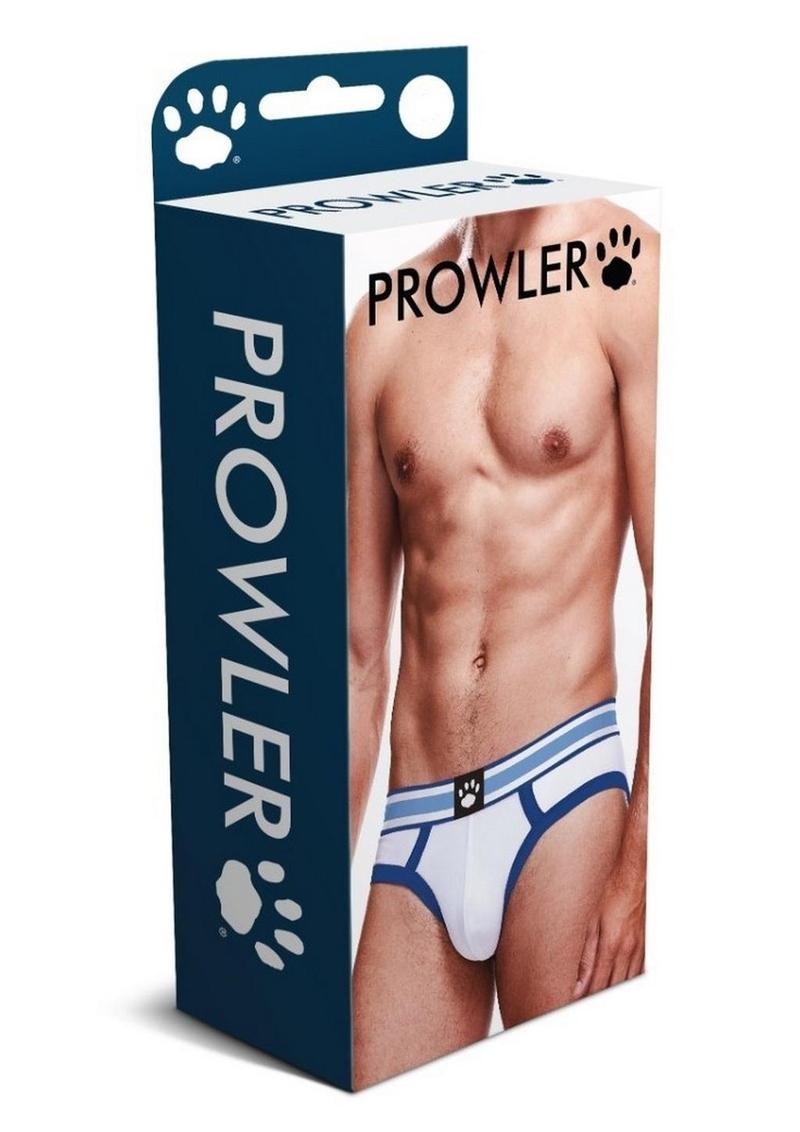 Prowler White/Blue Brief - Blue/White - Large