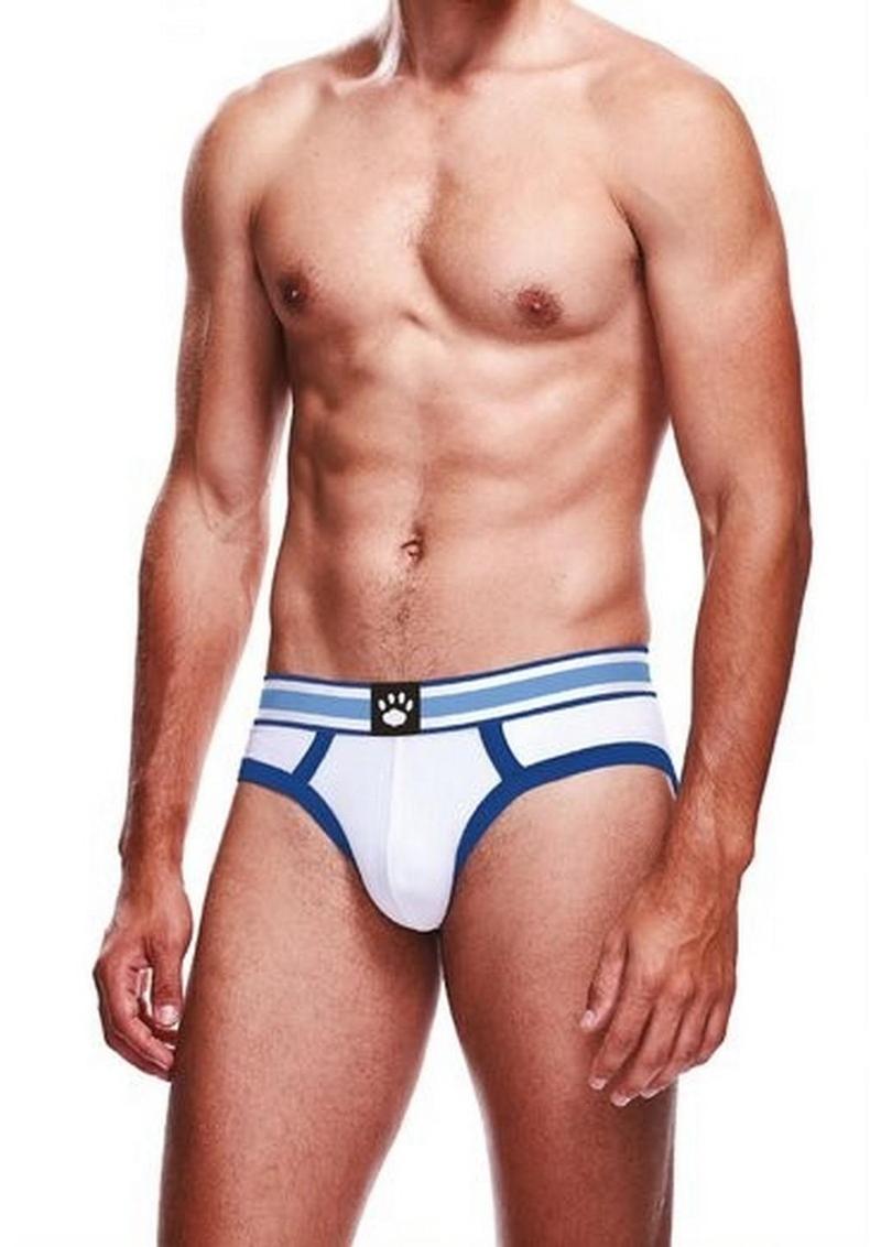 Prowler White/Blue Brief - Blue/White - Medium