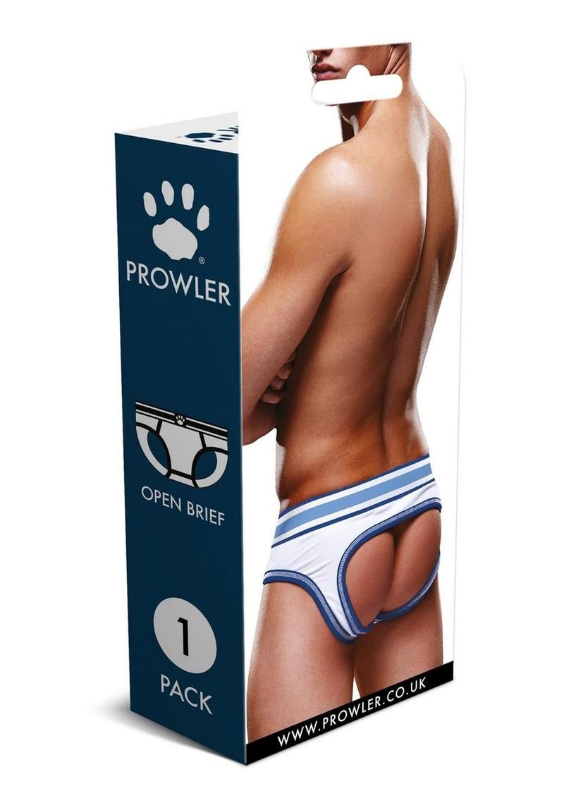 Prowler White/Blue Open Brief - Blue/White - Small