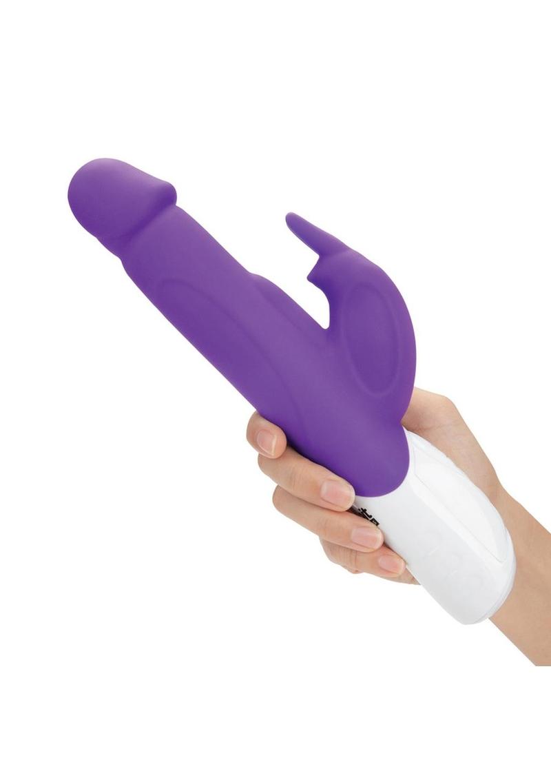 Rabbit Essentials Rechargeable Silicone Realistic Rabbit - Purple