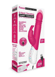 Rabbit Essentials Silicone Rechargeable G-Spot Thrusting Rabbit Vibrator