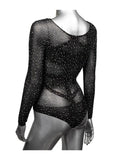 Radiance Long Sleeve Body Suit - Black - Plus Size/Queen