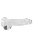 Realrock Crystal Clear Dildo with Balls