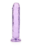 Realrock Crystal Clear Straight No Balls Dildo