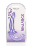 Realrock Crystal Clear Strapless Strap-On 6 - Clear/Purple