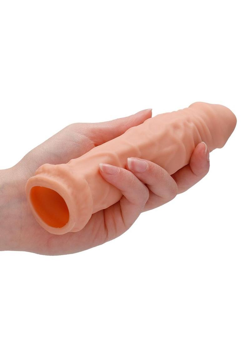 Realrock Skin Penis Extender - Vanilla - 6in