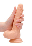 Realrock Skin Realistic Dildo with Balls - Vanilla - 7in