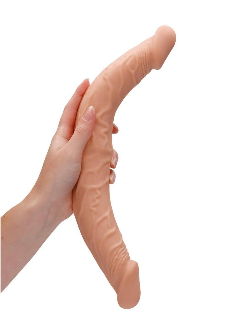 Realrock Skin Realistic Double Dildo - Vanilla - 14in