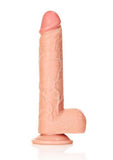 Realrock Straight Realistic Dildo with Balls and Suction Cup