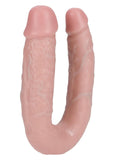 Realrock Ultra Realistic Skin U Shaped Double Dildo - Vanilla - 5in