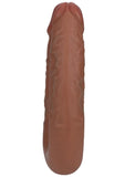 Realrock Ultra Realistic Skin U Shaped Double Dildo - Caramel - 7in