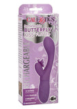 Rechargeable Butterfly Kiss Flutter Silicone Rabbit Vibrator