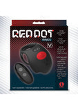Red Dot Silicone Rechargeable Vibrating Cock Ring with Controller V3