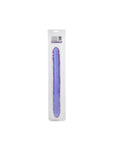 Reflective Gel Veined Double Dildo