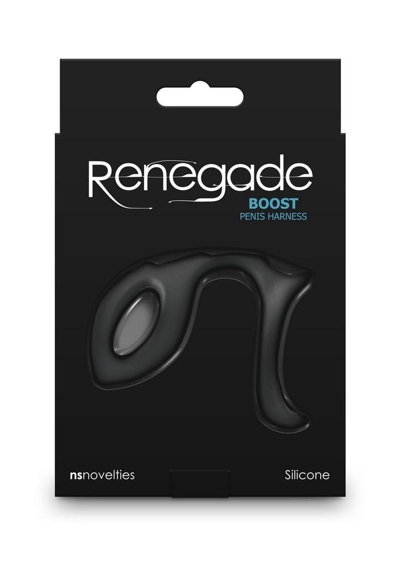 Renegade Boost Silicone Cock Ring - Black