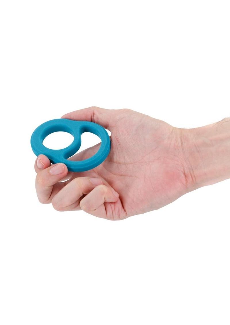 Renegade Cradle Silicone Cock Ring - Teal