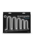 Renegade Dilator Kit Silicone Anal Plugs with Suction Cups