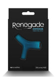 Renegade Emperor Rechargeable Silicone Vibrating Cock Ring - Teal