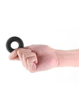 Renegade Fireman Ring Silicone Cock Ring - Black - Medium