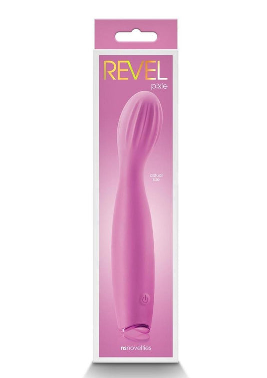 Revel Pixie Rechargeable Silicone G-Spot Vibrator - Pink