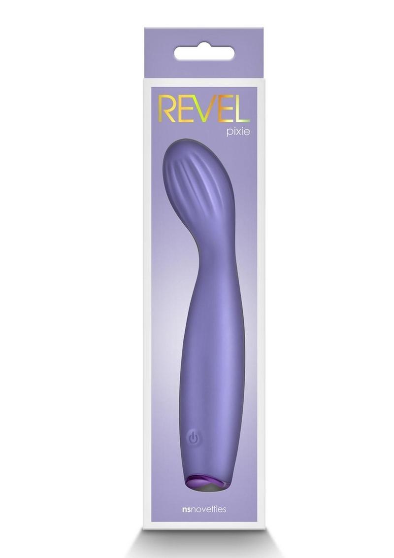 Revel Pixie Rechargeable Silicone G-Spot Vibrator - Purple