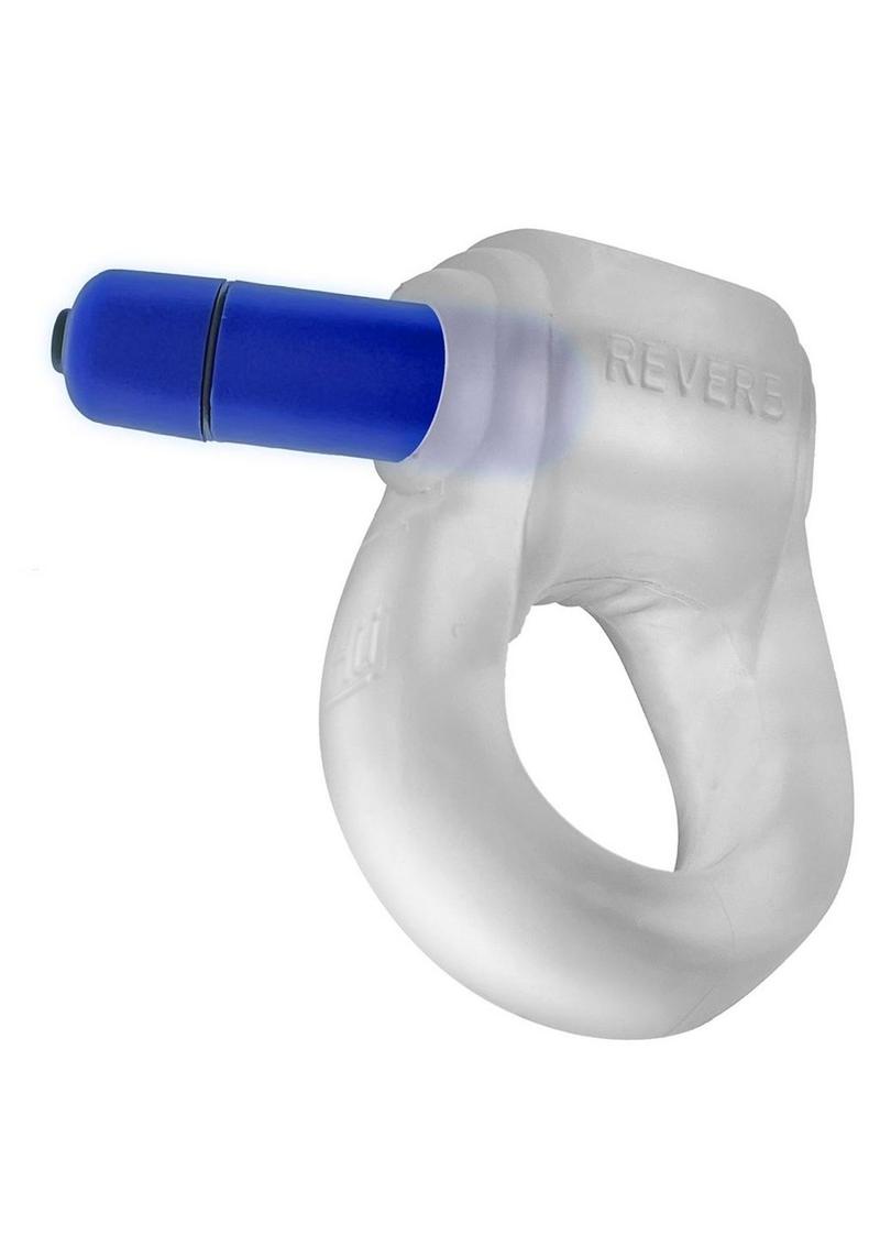 Revring Reverb Vibrating Cock Ring - Clear/Clear Ice