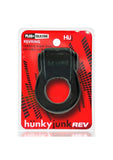 Revring Reverb Vibrating Cock Ring - Black/Tar Ice