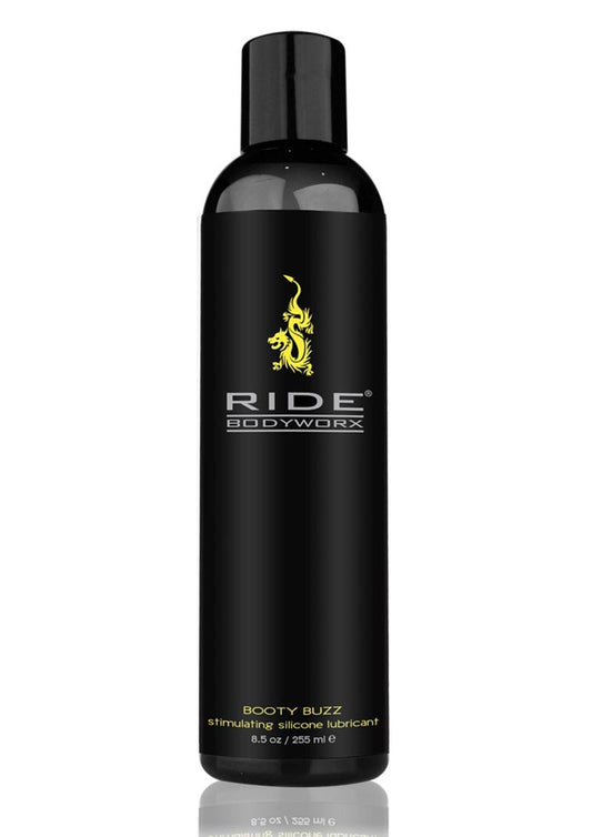 Ride Bodyworx Booty Buzz Stimulating Silicone Lubricant - 8.5oz