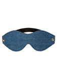 Ride 'Em Premium Denim Collection Eye Mask - Blue