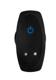 Rimmers Model I Rechargeable Silicone Rippled Rimming Plug with Remote Control - Black