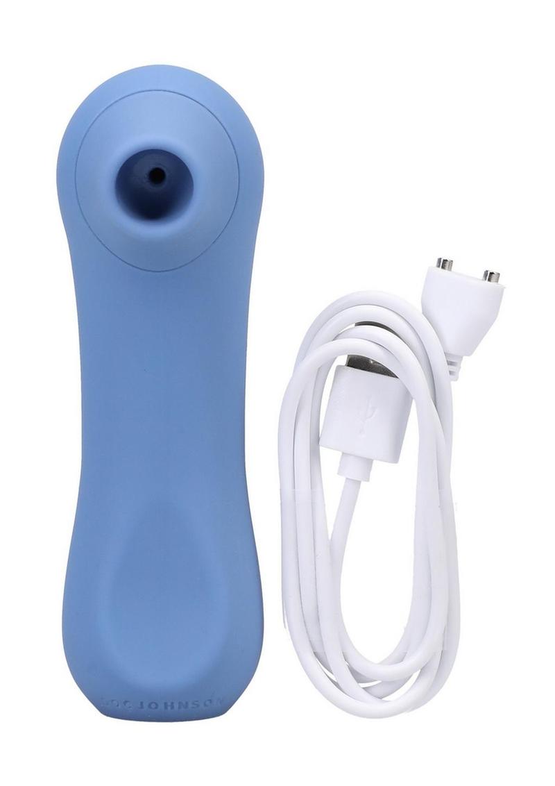 Ritual Bliss Rechargeable Silicone Clitoral Suction Stimulator - Blue