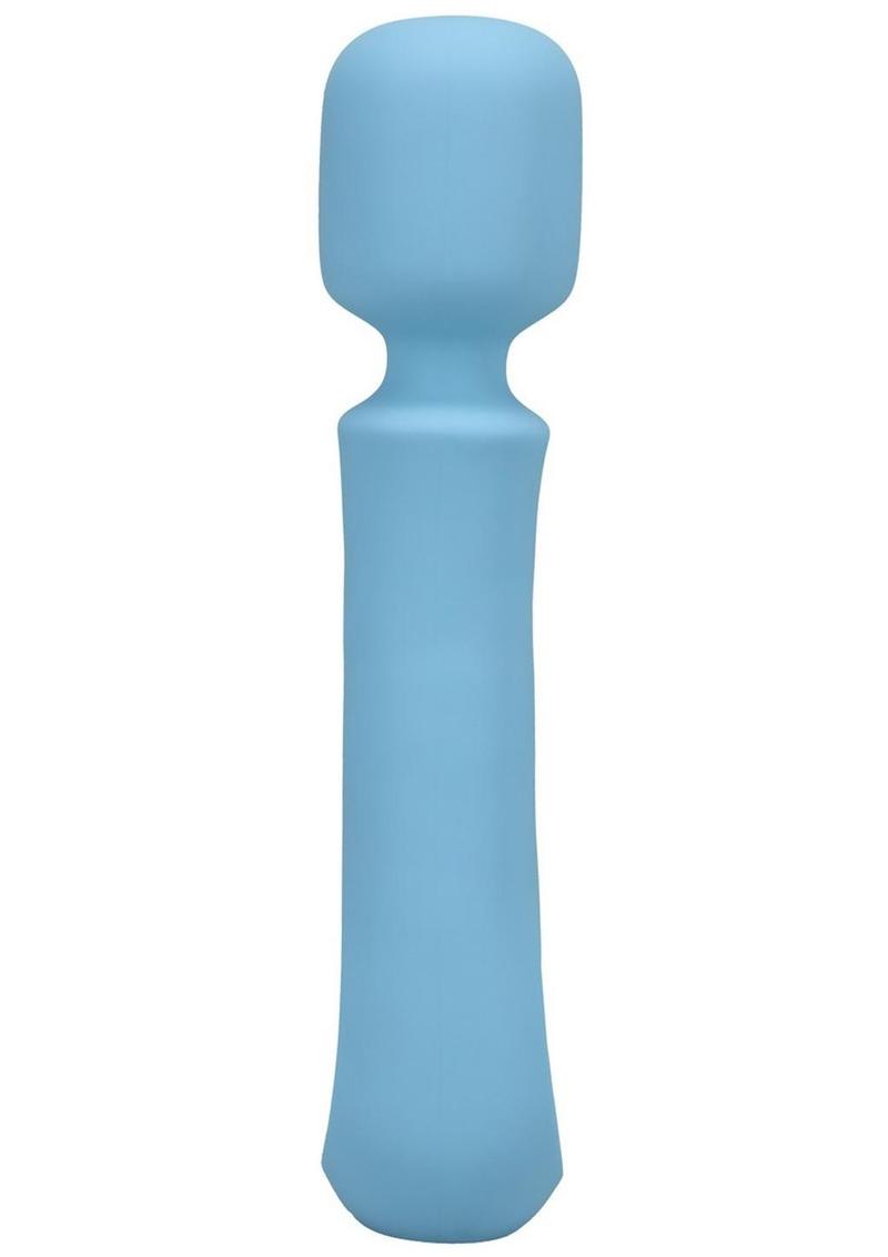 Ritual Euphoria Rechargeable Silicone Wand Vibrator - Blue