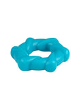 Rock Candy Taffy Twist Cock Ring - Blue