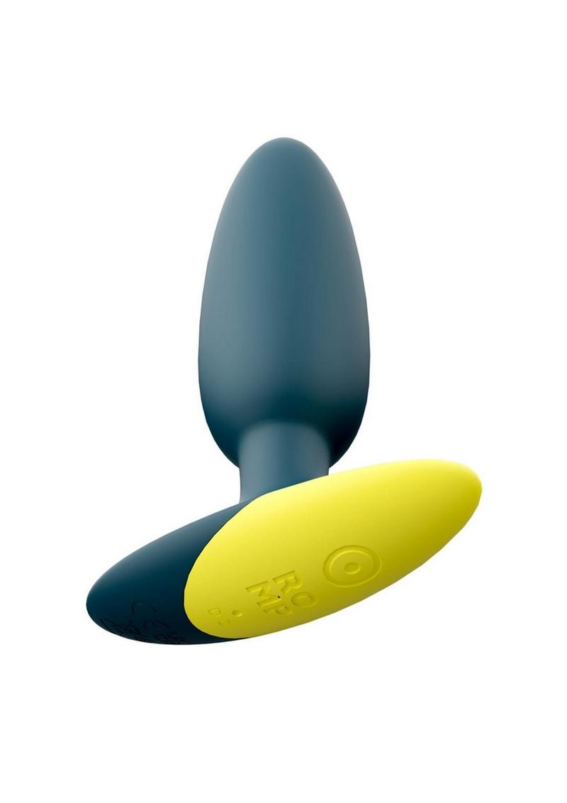 Romp Bass Rechargeable Silicone Anal Plug - Green