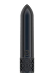 Royal Gems Glitz Rechargeable Bullet - Grey/Gun Metal