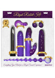 Royal Rabbit Vibrating - Purple - 7 Piece Kit