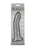 Royals Charlie Silicone Dildo - Silver - 7in