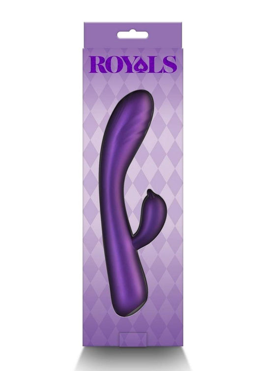 Royals Dutchess Rechargeable Silicone Rabbit Vibrator - Pink