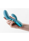 Royals Regent Rechargeable Silicone Rabbit Vibrator - Green