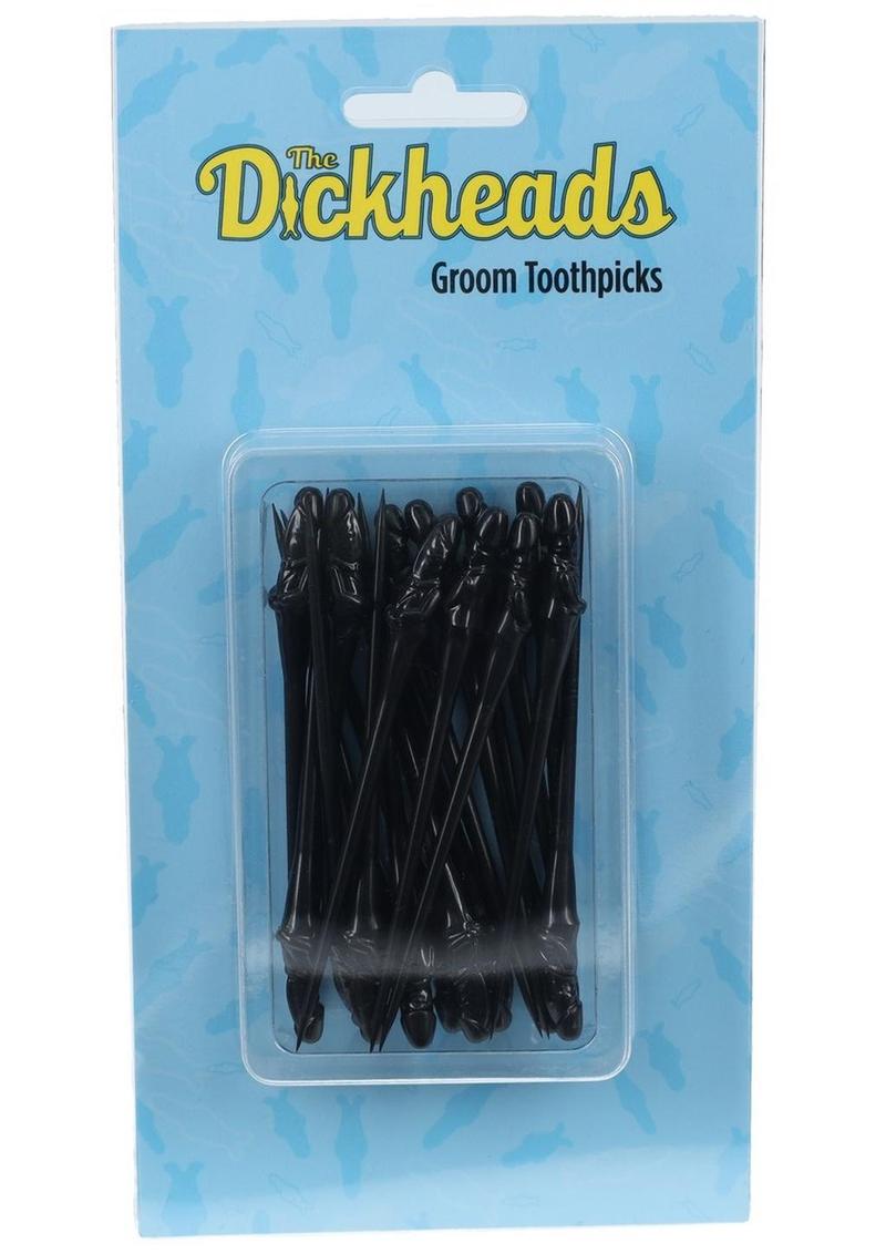 S-Line The Dickheads Groom Toothpicks - Black/Vanilla