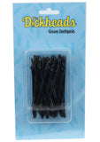 S-Line The Dickheads Groom Toothpicks - Black/Vanilla