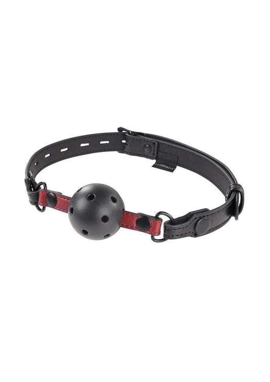 Saffron Interchangeable Gag - Black/Red