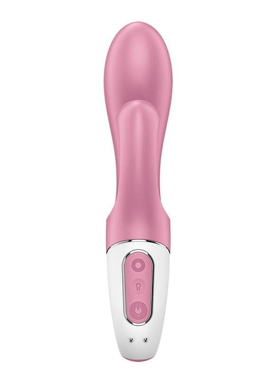 Satisfyer Air Pump Bunny 2 Rechargeable Silicone Vibrator - Pink